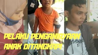 Detik-detik penangkapan pelaku penganiayaan anak di Sampit - Kalteng.