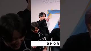 ثروباك لما جونغكوك ذكر اسم تمورو باي توقيذر في المقابله😭😭 #short #bts #txt