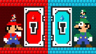 Team Mario and Team Tiny Mystery Door Hot vs Cold Challenge | Game Animation