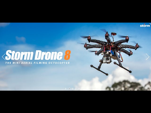 Passiv champignon Vær opmærksom på Helipal Storm Drone 8 GPS Flying Platform - YouTube