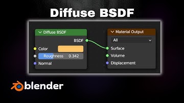 How to Use the Diffuse BSDF Shader in Blender