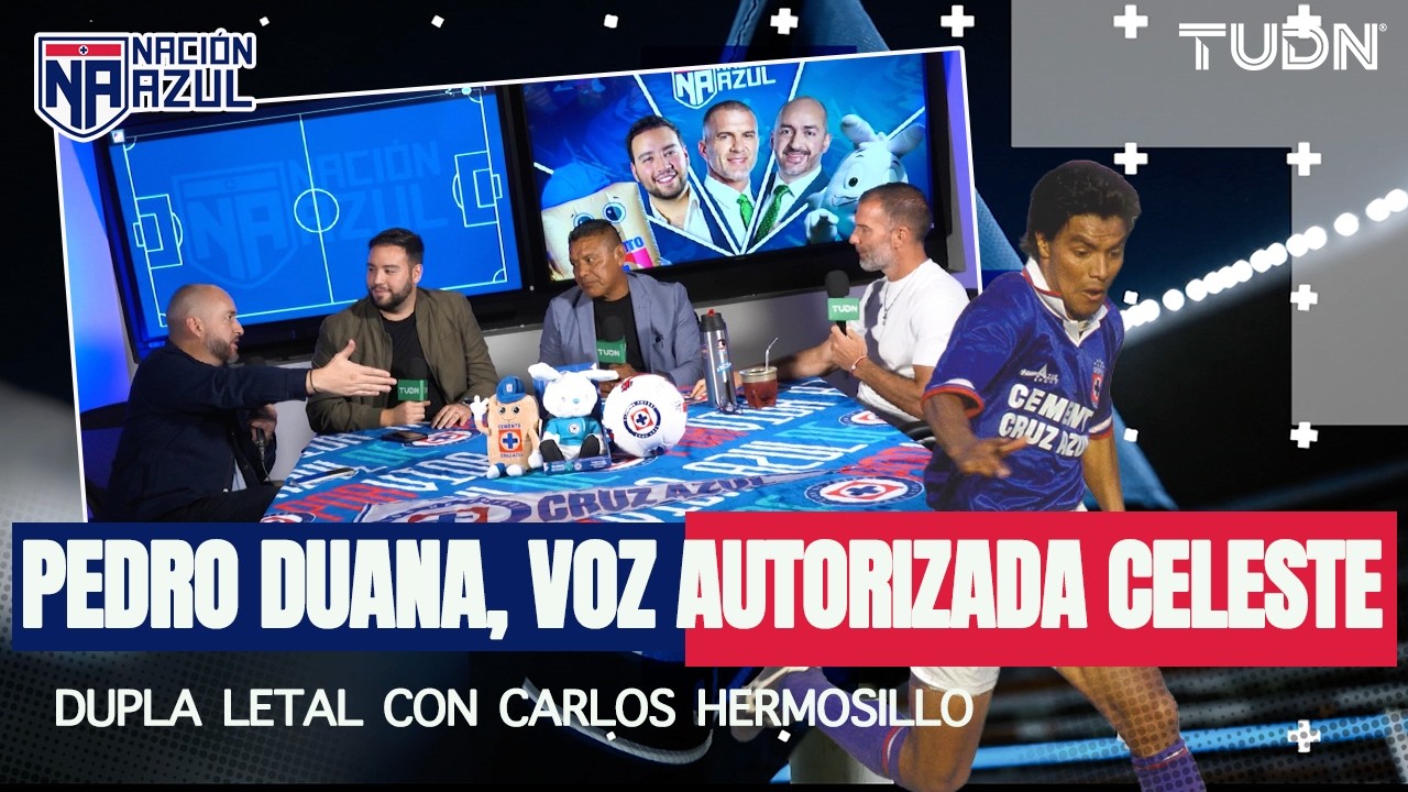 NACIÓN AZUL 🚂⚽️: PEDRO DUANA recuerda su época con CARLOS HERMOSILLO y CRUZ AZUL | TUDN