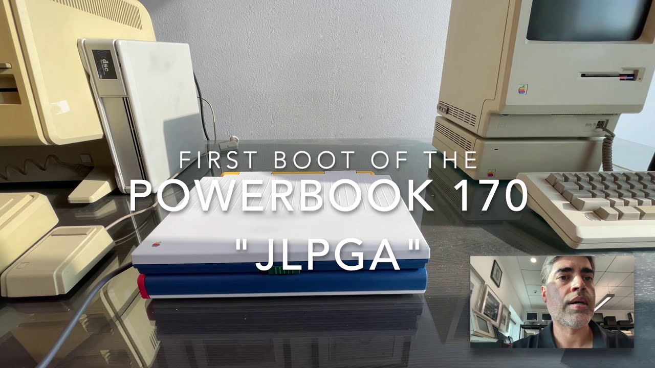 First Boot of a 1992 Apple Macintosh PowerBook 170 JLPGA Special