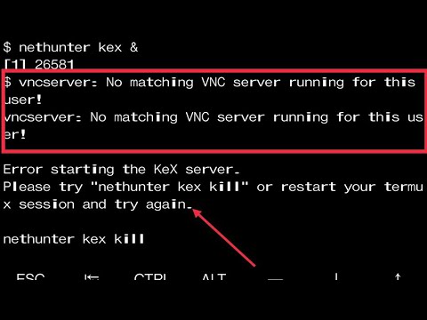 droid vnc server troubleshooting