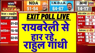 Exit Poll के नतीज़ों में Raebareli से हार रहे Rahul Gandhi | Smriti Irani | Elections Results |N18EP