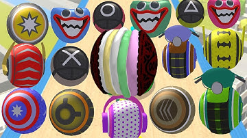 Only 0.999999% People WIN This Race Of GOING BALLS - LEVEL 121-127 TIKTOK SATISFYING Game NEW Update