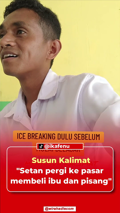 Susun Kata | 'Setan pergi ke pasar membeli ibu dan pisang'