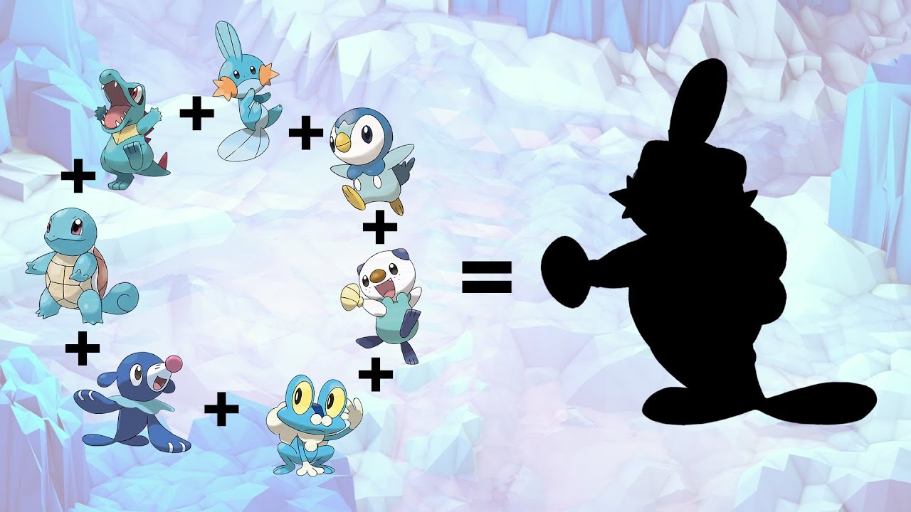 requests 64 fusemon all first form water type pokemon starters