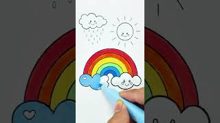 Celebrity How to color rainbow, sun and rainy, coloring page  #painting #coloringbook #coloring Profile