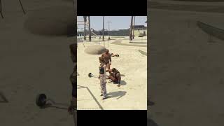 Beach Workout Turns Into Street Brawl! 💪🔥 | GTA 5 NPC Fight