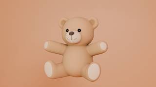 Cute Teddy Bear Animation 🧸 | Blender 3D Animation Cute Teddy Bear Animation 🧸 | Blender 3D Animation