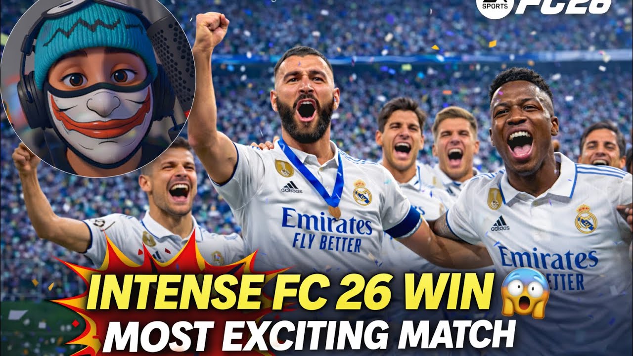 Fc 26 Gameplay INTENSE FC 26 WIN 😱 Most Exciting Match #fc26 #realmadrid #football 