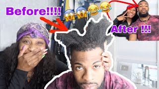 CUTTING ALL MY BOYFRIENDS HAIR OFF GONE WRONG !!! | I FEEL SO BAD!!!