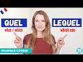 How To Use QUEL (what-which) And LEQUEL (which one) // French Grammar Course // Lesson 26 🇫🇷