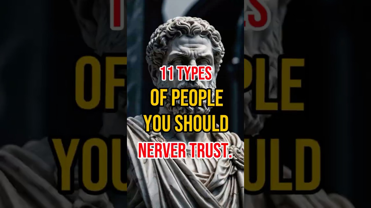 11 Types of People You Should Never Trust.