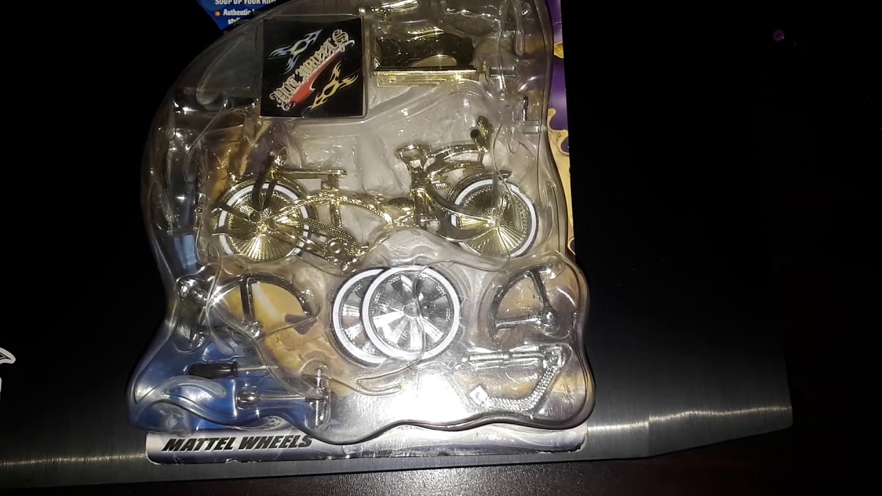 Rare GOLD Hot Wheels Lowrider Bike YouTube