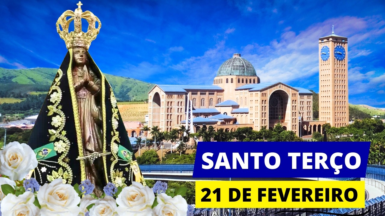 SANTO TERÇO DE HOJE - 21/02/2026 | MISTÉRIOS GOZOSOS | SÁBADO