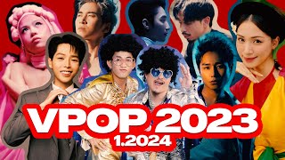 TOP NHẠC TRẺ VIỆT NĂM 2023 NHIỀU LƯỢT XEM NHẤT YOUTUBE | 2023 VPOP (1.2024)