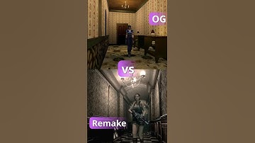 Dog Hallway Jump Scare 💀🐶 OG vs Remake | Resident Evil 1 Comparison