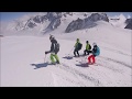 Chamonix - Aiguille Du Midi, Off-piste Powder Skiing in Vallée Blanche (Full HD)