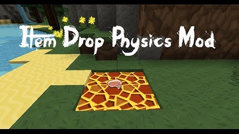 [1.7.2] Minecraft Mod Spotlight: Item Drop Physics