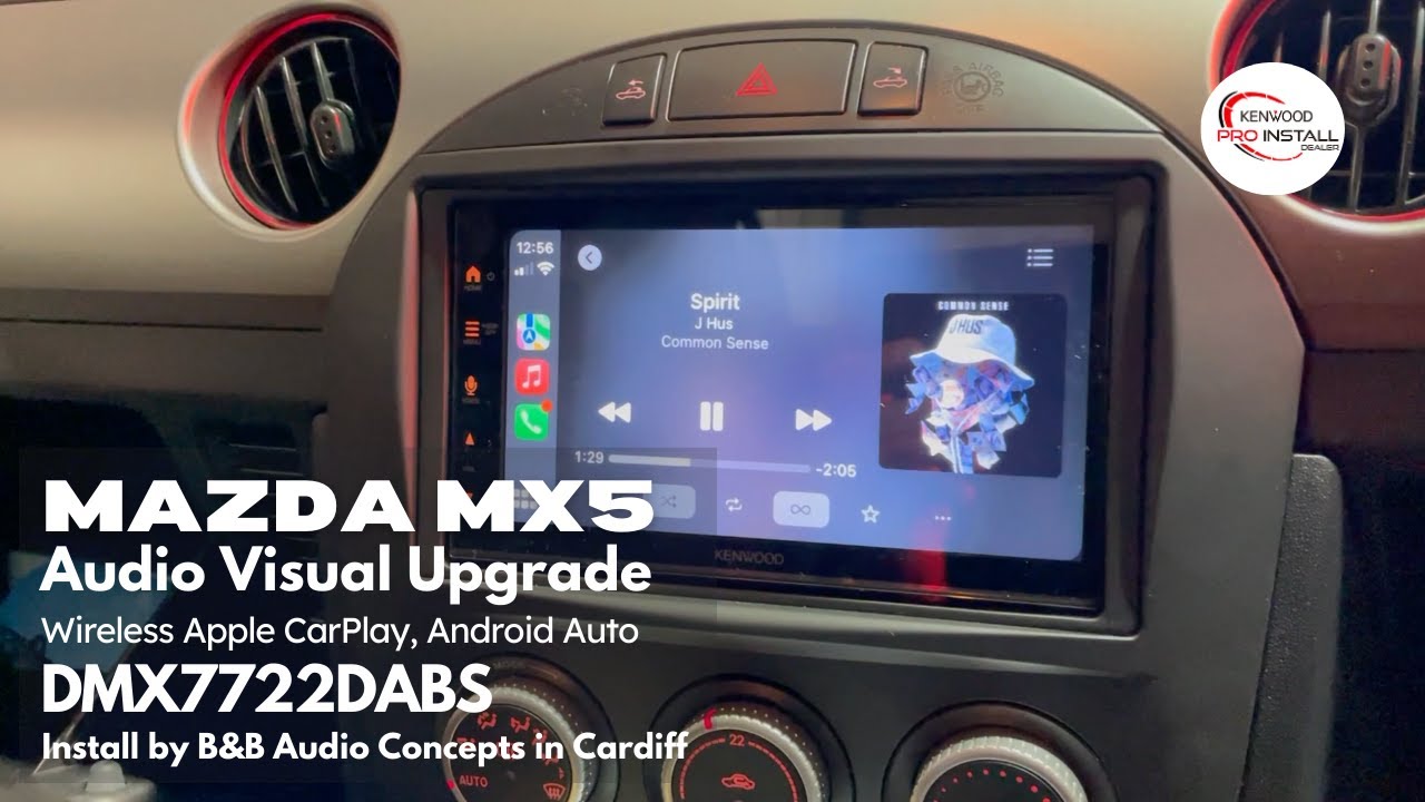 Lovely MAZDA MX5 Car Stereo Installation CarPlay, Android Auto