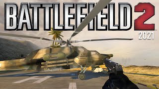 Battlefield 2 In 2021 Sharqi Peninsula Chopper Gameplay 4K