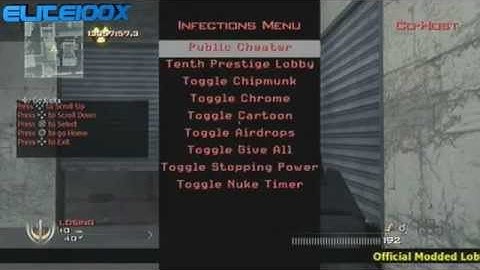 Mw2 PS3 Challenge Lobby Mod Menu 2012