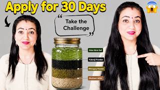 30 Days Hair Growth Challenge:  पाएं Long,Thick &amp; Extreme Hair Growth ❤️