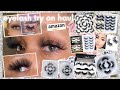 Amazon Mink Lashes Review Try on 25mm, Natural 20mm, 18mm Eyelashes Haul 2020, Best Amazon Lashes