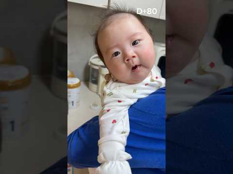 곧 100일인데 머리숱 이게 맞나요…?ㅠ#귀여운아기#힐링#육아#baby