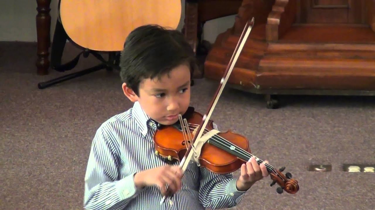 2014 Violin Solo Zoom Hot Cross Buns YouTube