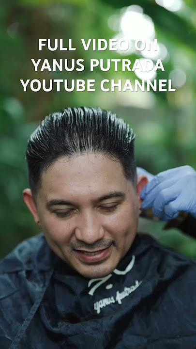 Potong Rambut Ryan Delon di luar.. nurul