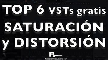 TOP 6 VST plugins de SATURACIÓN y DISTORSIÓN