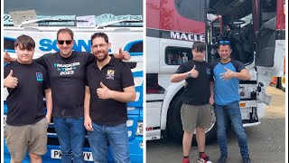 I MET TRUCKER TIM… Truckfest Peterborough 2023… (revved a Scania v8)