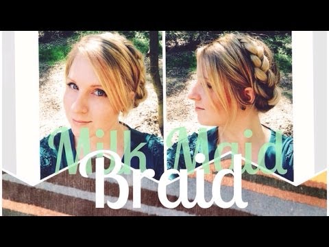 How to do Milk Maid Braids