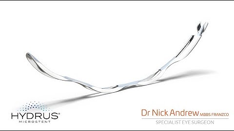 Hydrus microstent for glaucoma