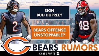 Chicago Bears Rumors: Sign Bud Dupree? Rome Odunze Believes Bears Offense Could Be UNSTOPPABLE
