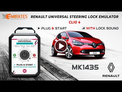 MK3 Steering Lock Emulator Simulator for Renault Clio 4 (Plug & Start)