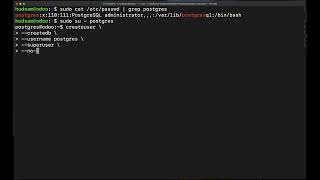 (postgres) Membuat Akun untuk Mengelola Database Odoo