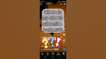 Shorts subscribe button missing??
