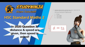 HSC Maths Standard 2020 Question 3 - StudyNinja
