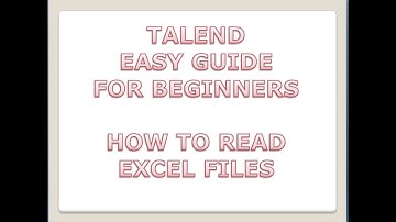 TALEND/BEGINNER