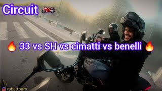 تجمعت مع الصحاب القدام أو تسابقنا 🔥 becane 33 vs becane SH vs cimatti vs benelli