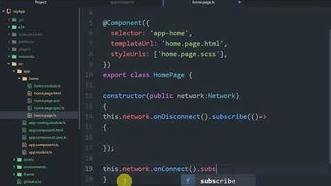 Detect internet connection  or disconnection using ionic native network plugin.