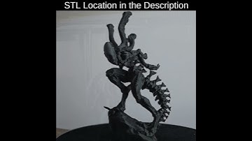 Xenomorph Figurine Printed on Creality K2 Plus #3d #3dprinting