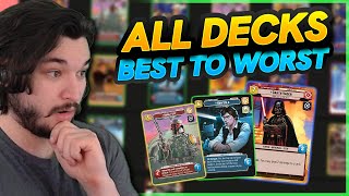 Ultimate Deck Meta Tier List! | Star Wars Unlimited