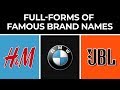 Did You Know The Full-Forms Of These Famous Brand Names? | Braintastic Invesigates