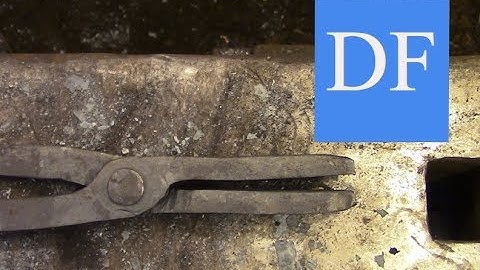 Blacksmithing for Beginners - Forging Tong Blanks 2