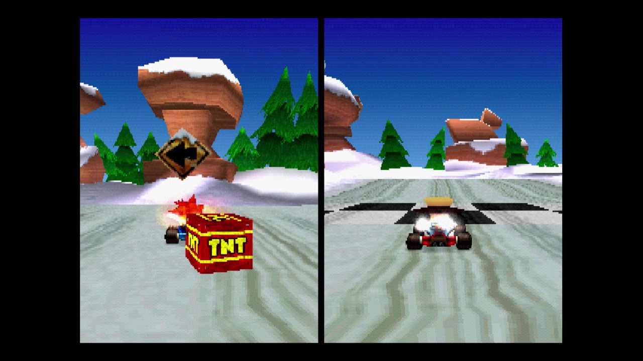 Crash Team Racing Mods - Vertical Splitscreen + Disable HUD! - YouTube